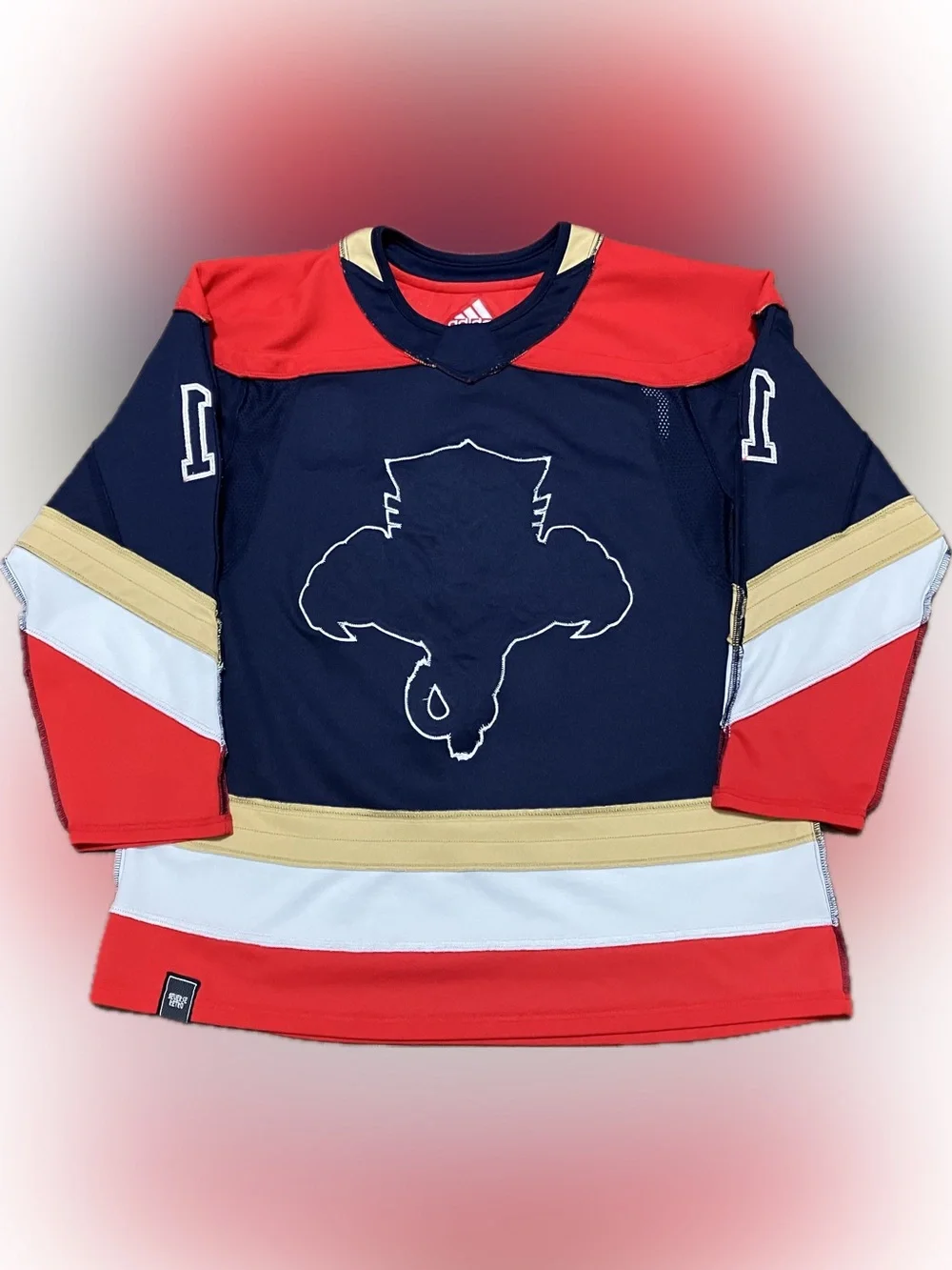 Florida Panthers Customized Reverse Retro 1.0 Adidas NHL Hockey Jersey Size 52